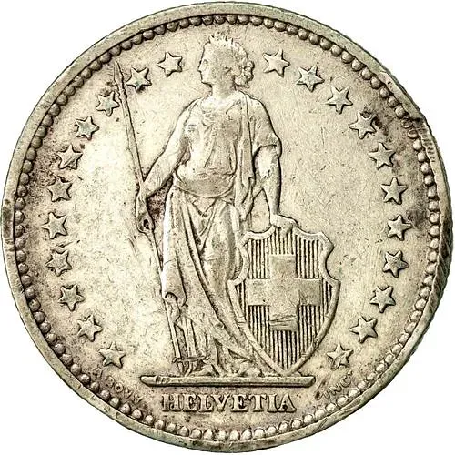 2 франка 1906 [Швейцария]