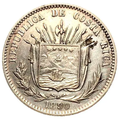 25 сентаво 1890 [Коста-Рика]