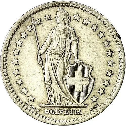 2 франка 1944 [Швейцария]