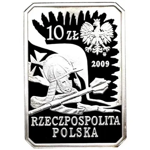 10 злотых 2009, крылатый рыцарь [Польша] Proof