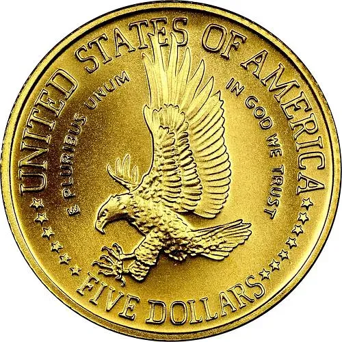 5 долларов 1986, W, Статуя Свободы [США]