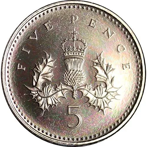 5 пенсов 1991 [Великобритания]