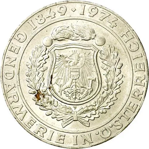 50 шиллингов 1974, 125 лет полиции [Австрия]