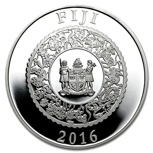10 долларов 2016, Год Обезьяны Фиджи [Фиджи] Proof