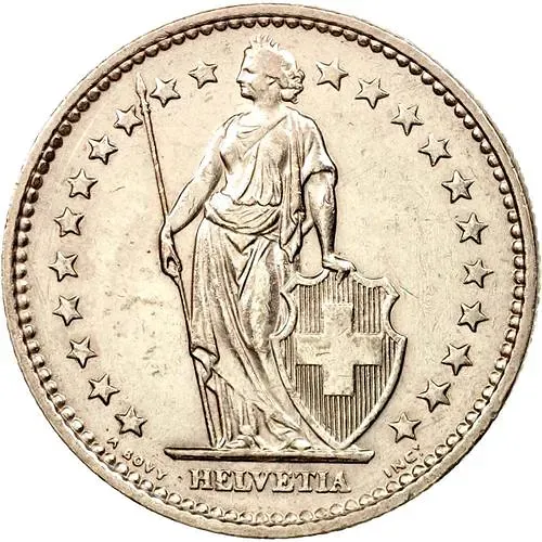 2 франка 1970 [Швейцария]