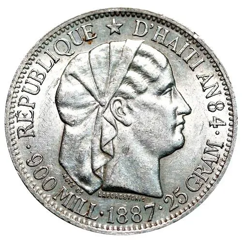 1 гурд 1887 [Гаити]