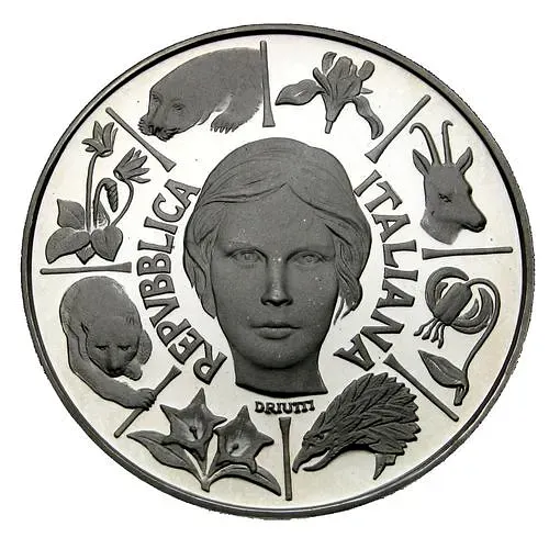 500 лир 1991, Флора и фауна [Италия]