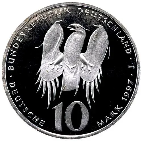 10 марок 1997, J, Меланхтон [Германия]