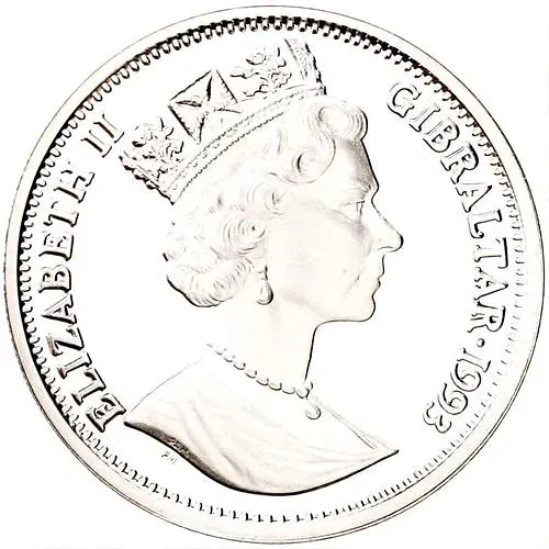 14 экю 1993, Уинстон Черчилль [Гибралтар] Proof