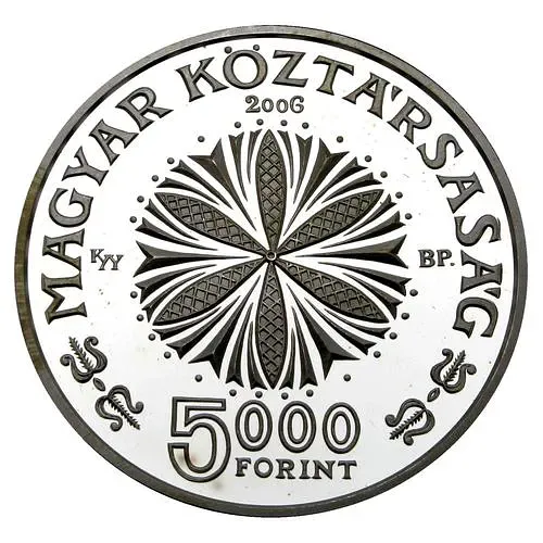 5000 форинтов 2006, 125-летие со дня рождения Бела Барток [Венгрия] Proof