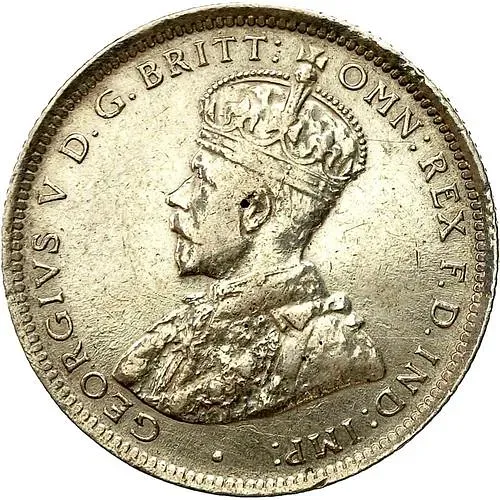 1 шиллинг 1919, без обозначения монетного двора [Британская Западная Африка]