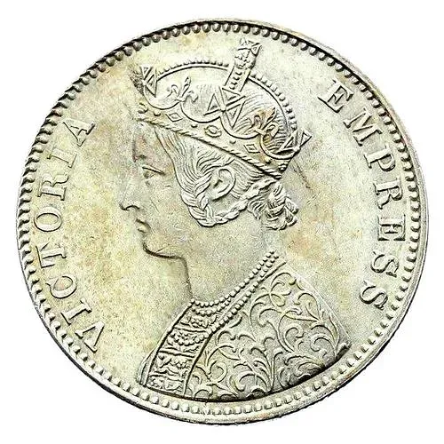 1 Rupee 1900, C, mint mark: "C" - Calcutta [India / British India]