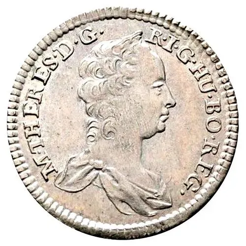 3 крейцера 1751-1765, Мария Терезия - Орел с гербом Австрии [Австрия]