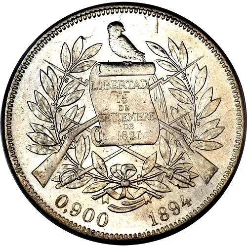 1 песо 1894-1897 [Гватемала]