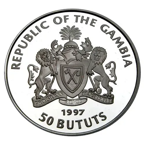 50 бутутов 1997, Защита морской жизни [Гамбия] Proof