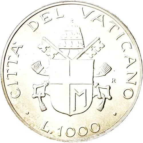 1000 лир 1987 [Ватикан]