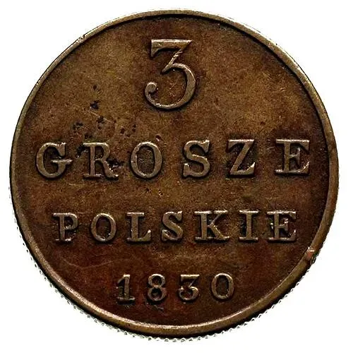 3 гроша 1830, FH