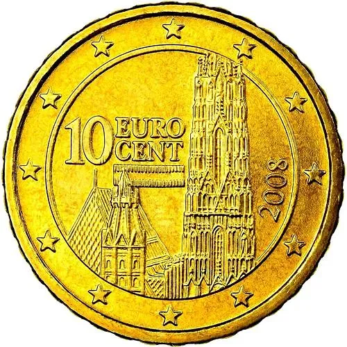 10 евроцентов 2008-2019 [Австрия]