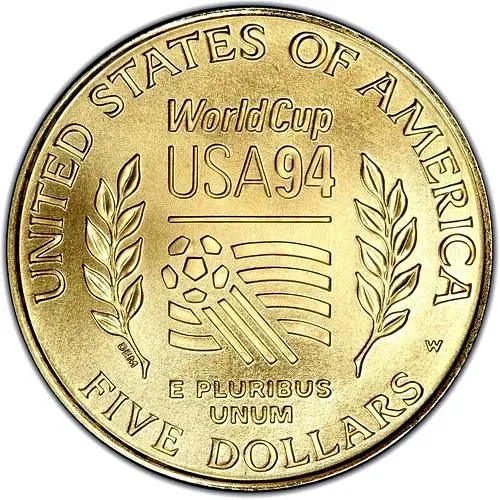 5 долларов 1994, W, ЧМ по футболу в США [США]