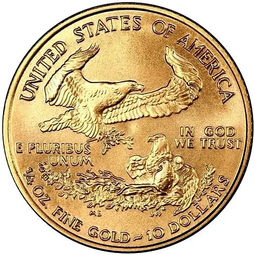 10 долларов 2001, американский орёл [США]