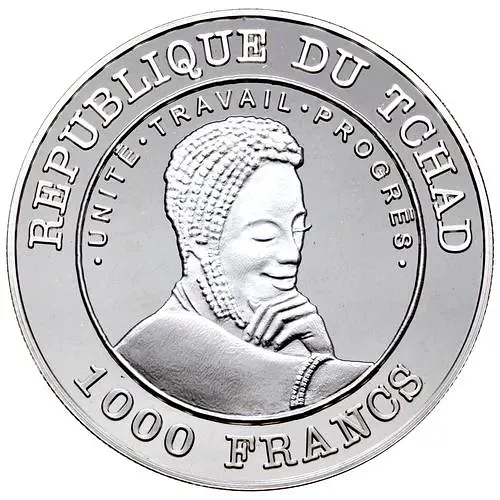 1000 франков 2001, Чемпионат мира по футболу 1950, Бразилия [Чад]