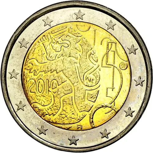 2 евро 2010, финская валюта [Финляндия]