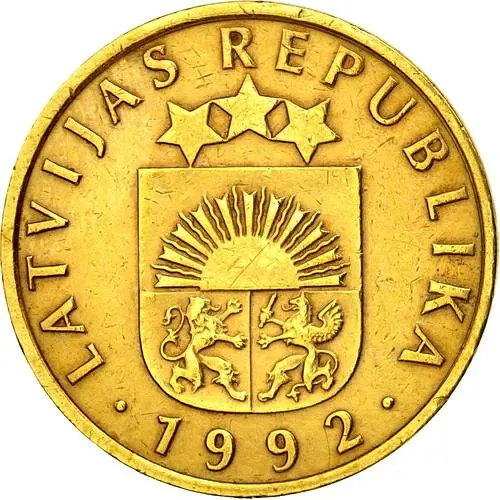 5 сантимов 1992 [Латвия]