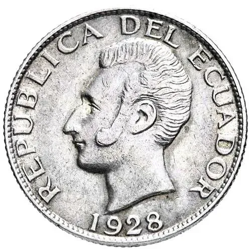 50 сентаво 1928 [Эквадор]