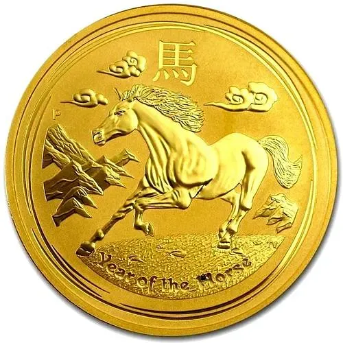 100 долларов 2014, P, год лошади [Австралия]