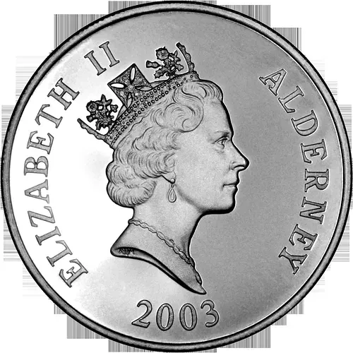 5 фунтов 2003, Последний полет Конкорда, 24 октября 2003 г. [Олдерни] Proof