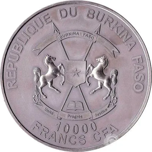 10000 франков 2013, Семья смилодонов [Буркина-Фасо]