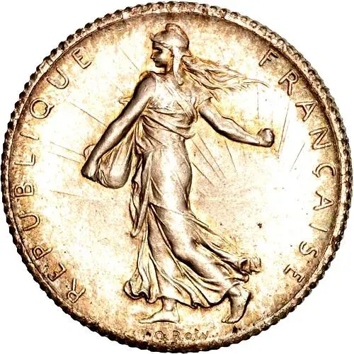1 Franc 1914, C, Mint Mark: "C" - Castelsarrasin [France]