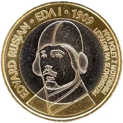 3 евро 2009, лётчик [Словения]