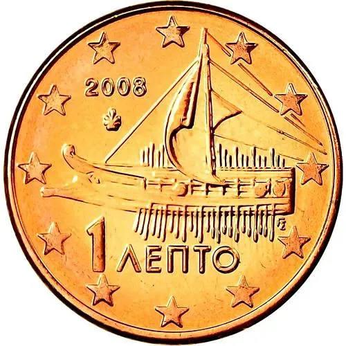 1 евроцент 2002-2019 [Греция]