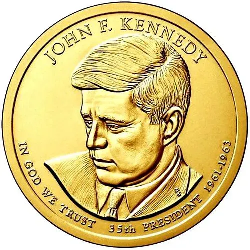 1 доллар 2015, P, Кеннеди [США]