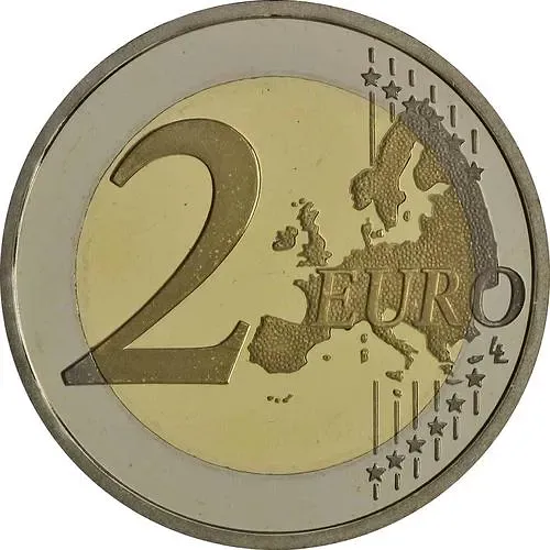 2 евро 2013, колокольня церкви Клеригуш [Португалия]