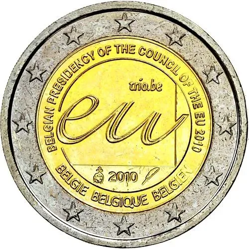 2 евро 2010, председательство Бельгии [Бельгия]