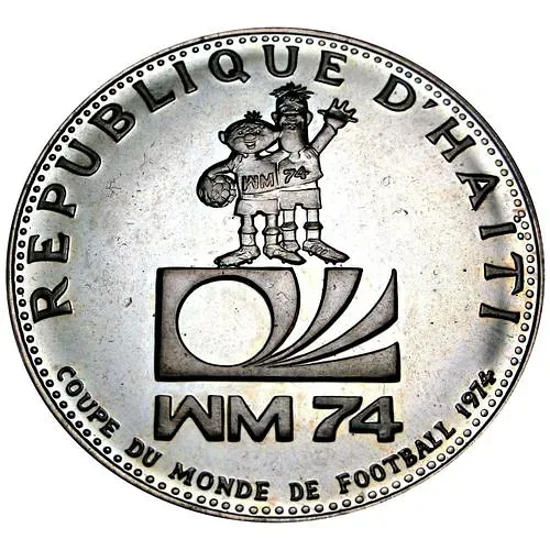 50 гурдов 1973, ЧМ по футболу [Гаити] Proof
