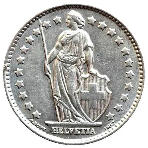 1 франк 1962 [Швейцария]