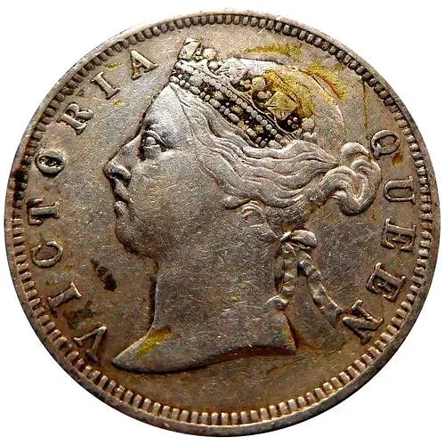 20 центов 1893 [Гонконг]