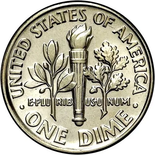 10 Cents 1990, D, Mint Mark "D" - Denver [USA]