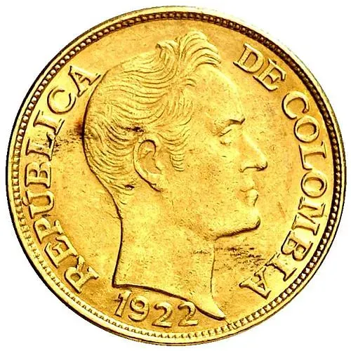 5 песо 1922 [Колумбия]