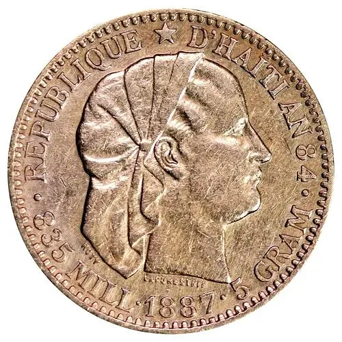 20 сантимов 1887 [Гаити]