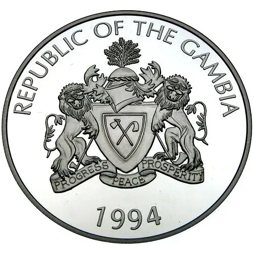 20 даласи 1994, бег [Гамбия] Proof