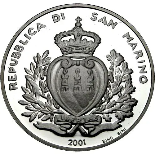 10000 лир 2001, Всемирный конгресс международной торговой палаты [Сан-Марино] Proof