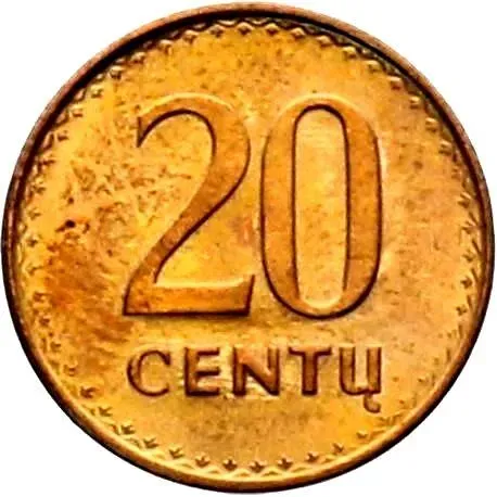 20 центов 1991 [Литва]