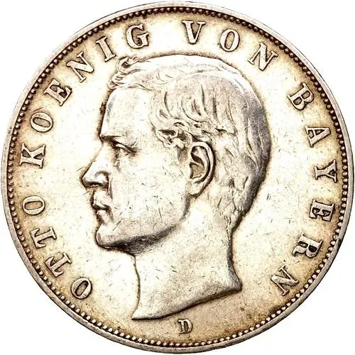 3 марки 1908, D, Бавария [Германия / Германская Империя]