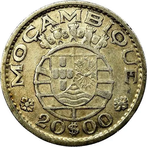 20 эскудо 1952 [Ангола]