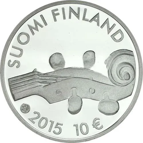 10 евро 2015, Ян Сибелиус [Финляндия] Proof