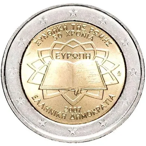 2 евро 2007, Римский договор, Словения [Словения]